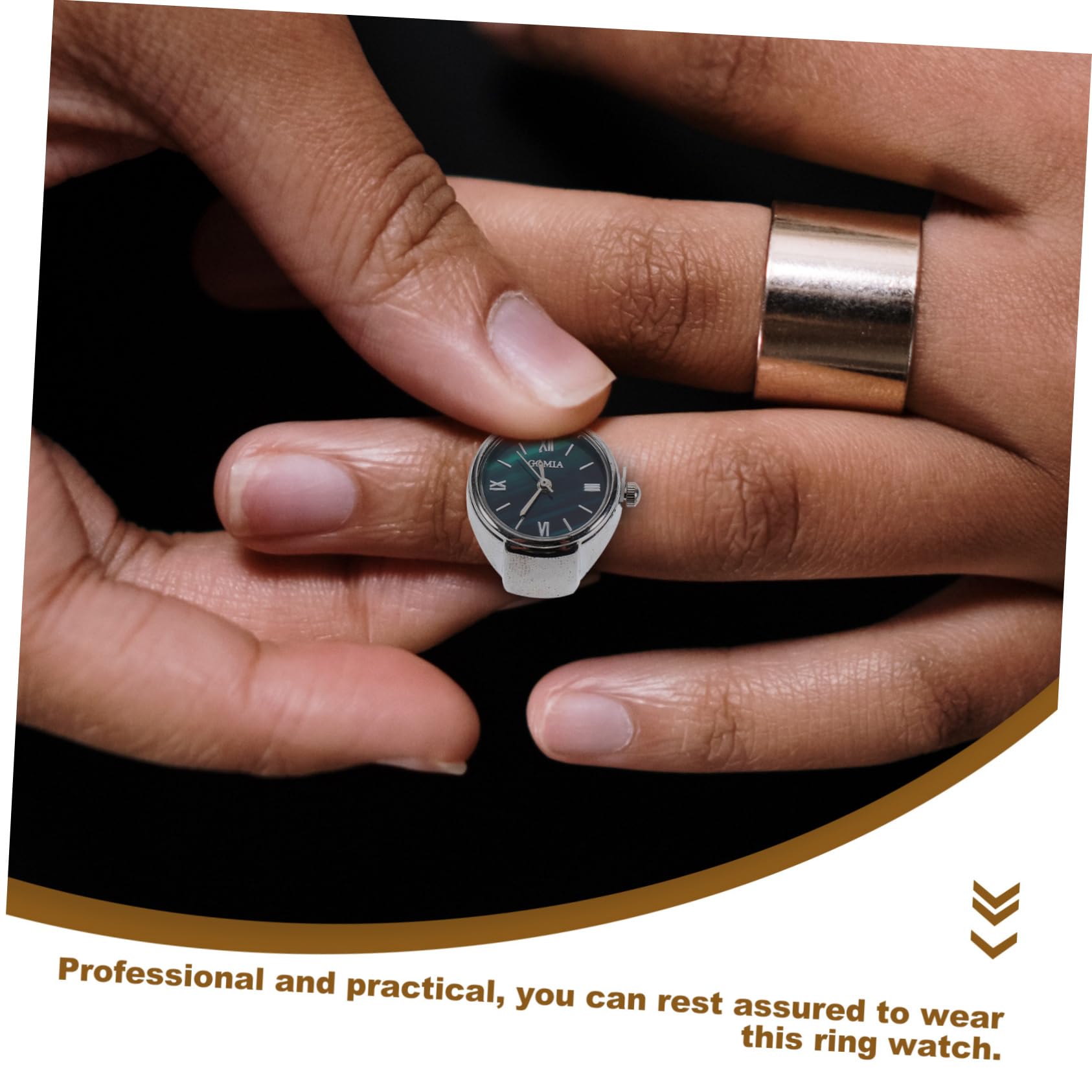 Reloj de dedo reloj de anillo para hombres reloj de anillo creativo reloj de anillo de dedo reloj de anillo para hombre reloj de anillo para mujer anillos relojes para mujeres hombres reloj