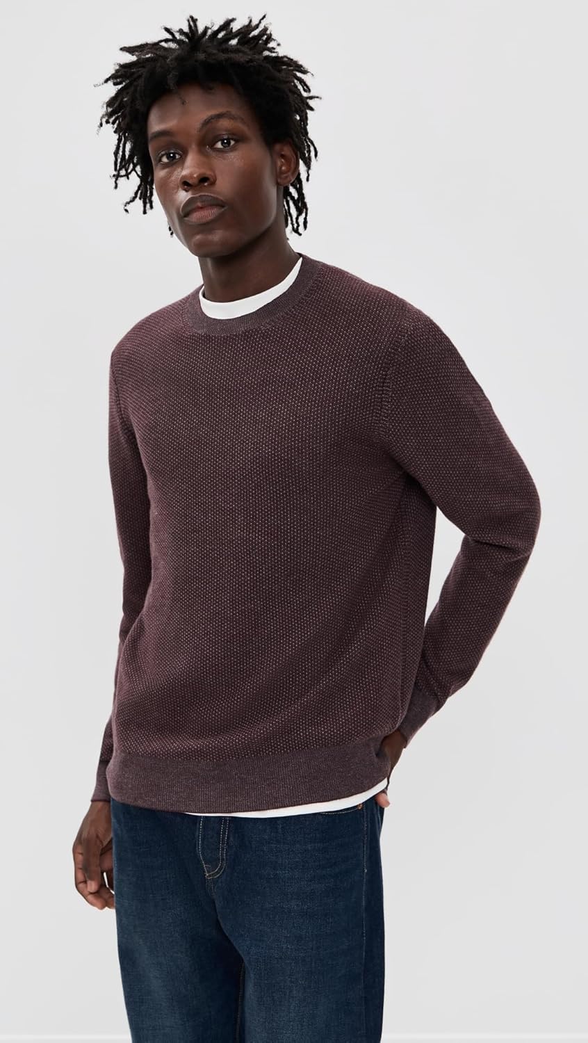 Vince Men's Geo Jacquard Crew Sweater - Image 2