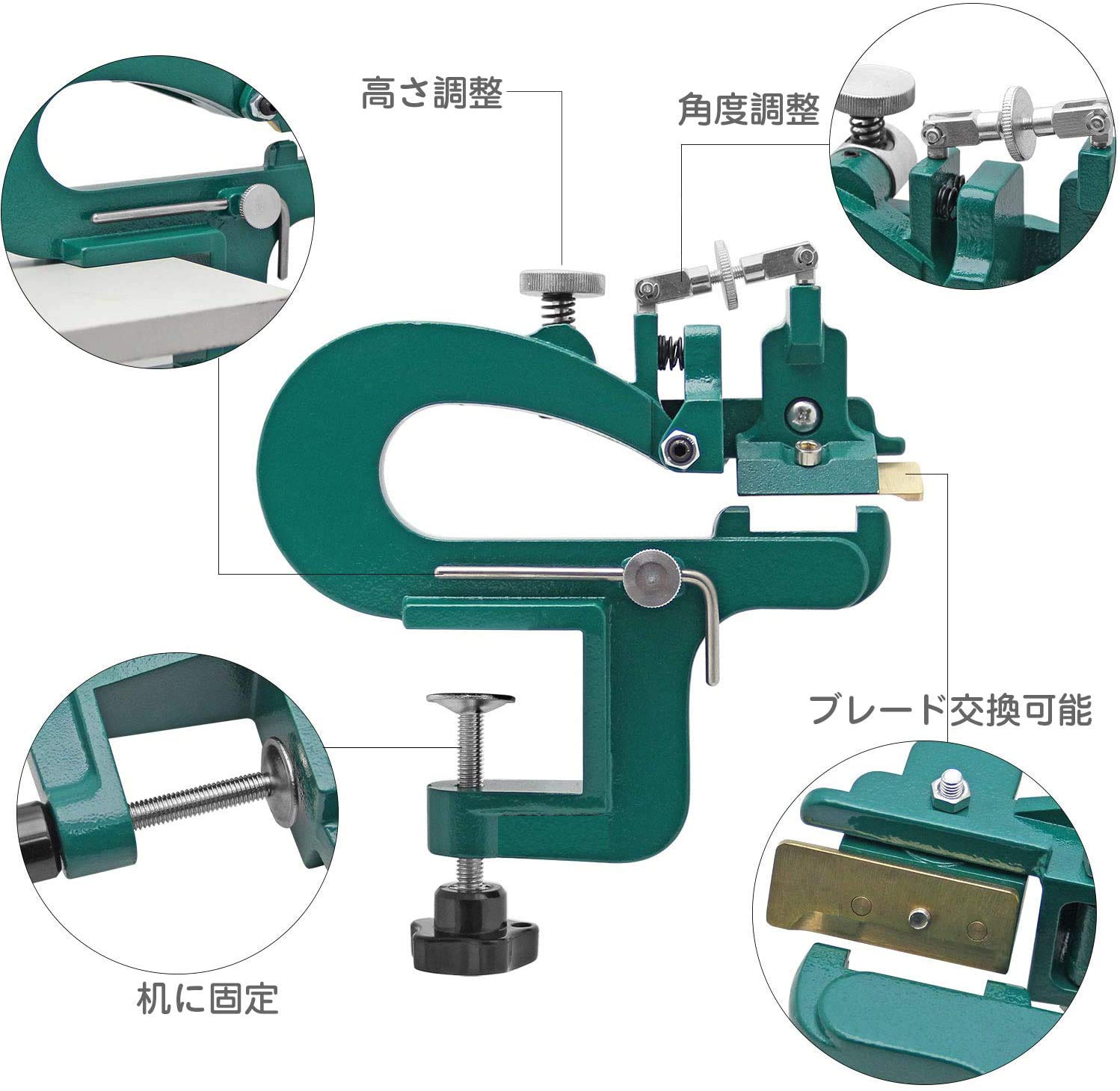 Amazon.co.jp: レザーピーラー 手動革漉き機 剥離機レザースプリッター