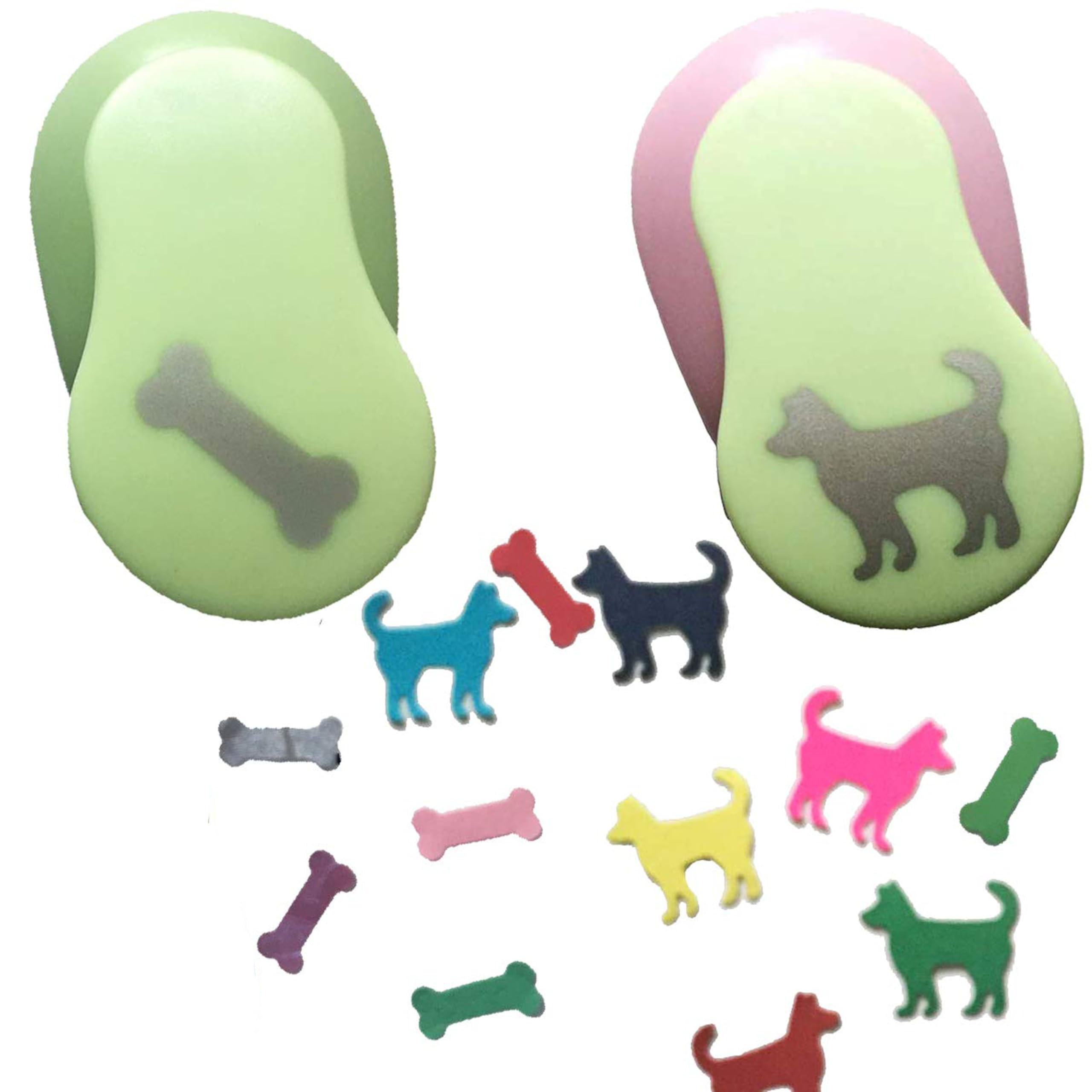 Amazon.co.jp: Carykon 犬&骨 1インチ 賢いレバー クラフトパンチ