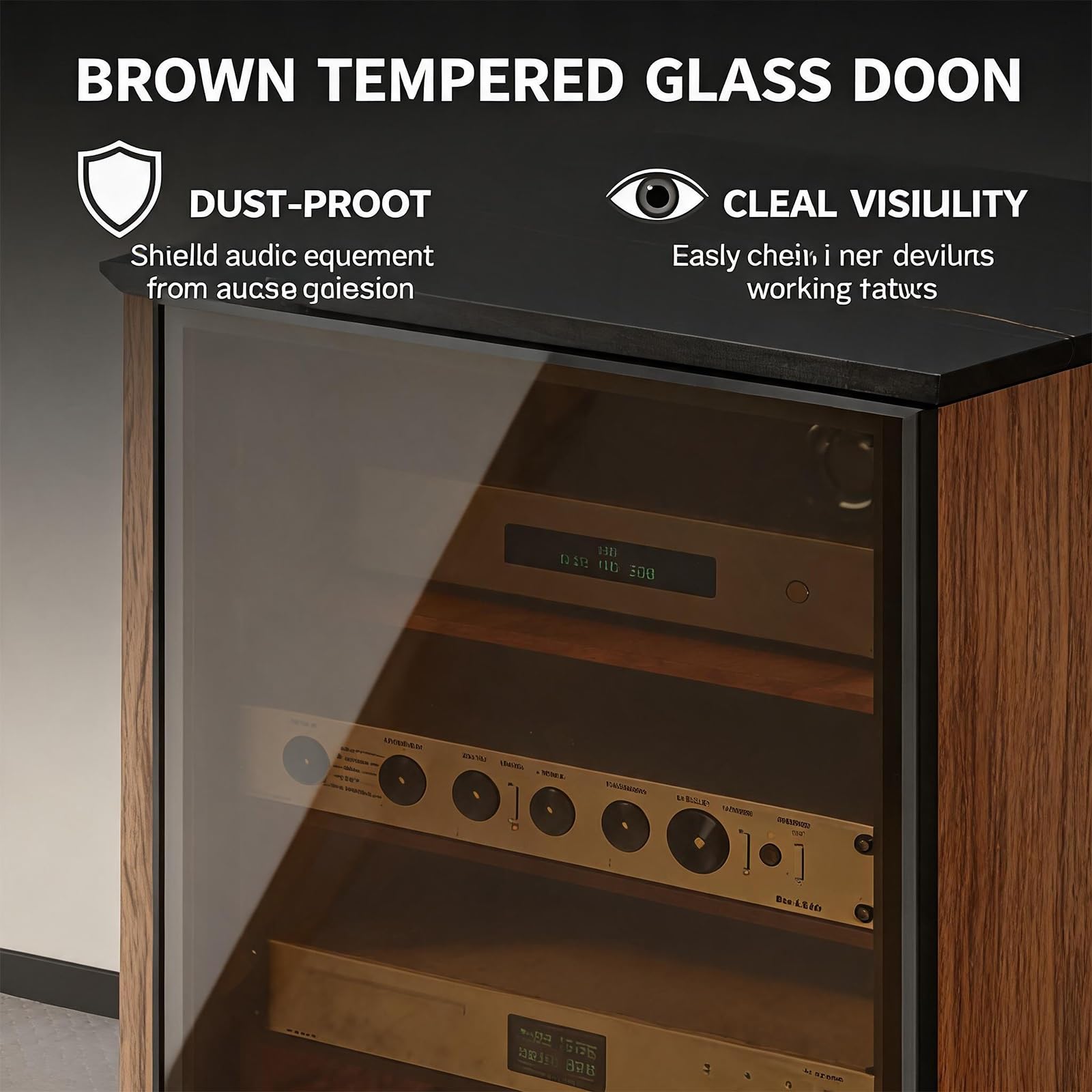 Mueble para Sistema de Audio estéreo, Mueble de Audio y vídeo