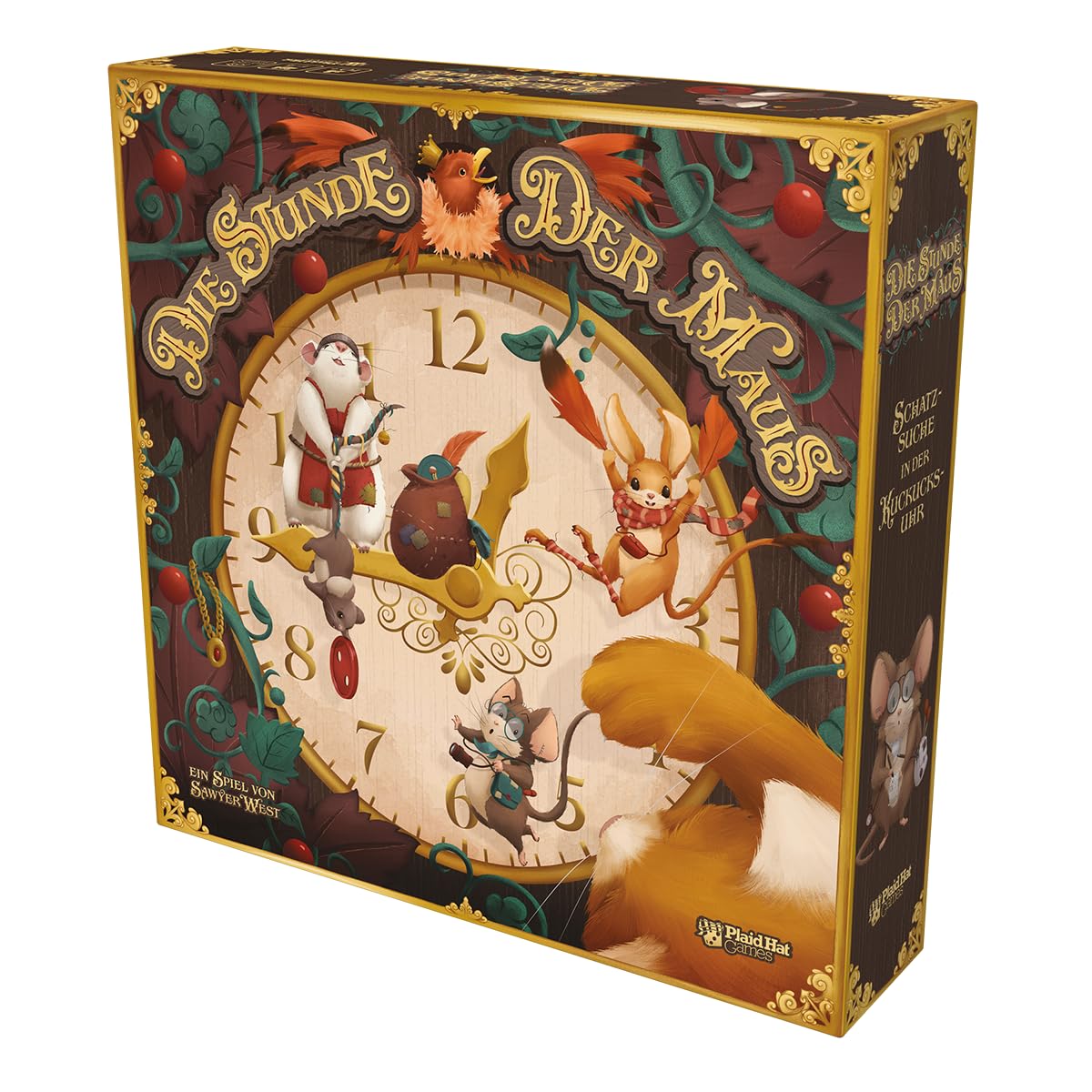 Plaid Hat Games | L'heure de la Souris | Jeu de Famille | Jeu de société | 1 à 4 Joueurs | À partir de 10 Ans | 60 à 120 Minutes | Allemand