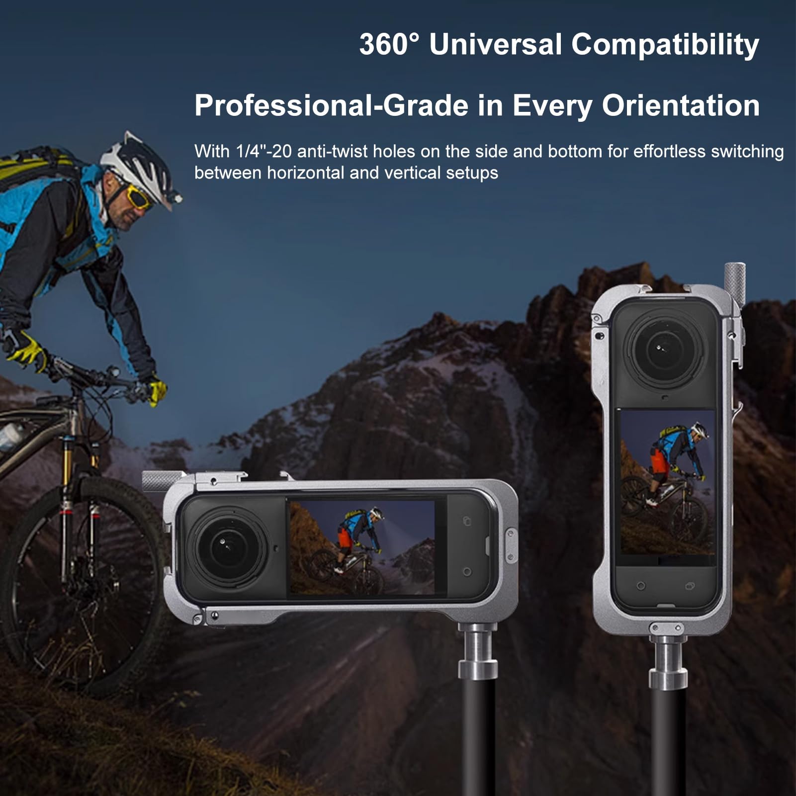 Fabater Étui à Cadre Utilitaire pour Appareil Photo avec Installation sans Outil et Cache D'objectif pour X5, pour Les Professionnels de la Vidéographie