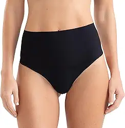 Calcinha Fio Dental Corte à Laser Modeladora Cintura Alta She by Mash Feminina