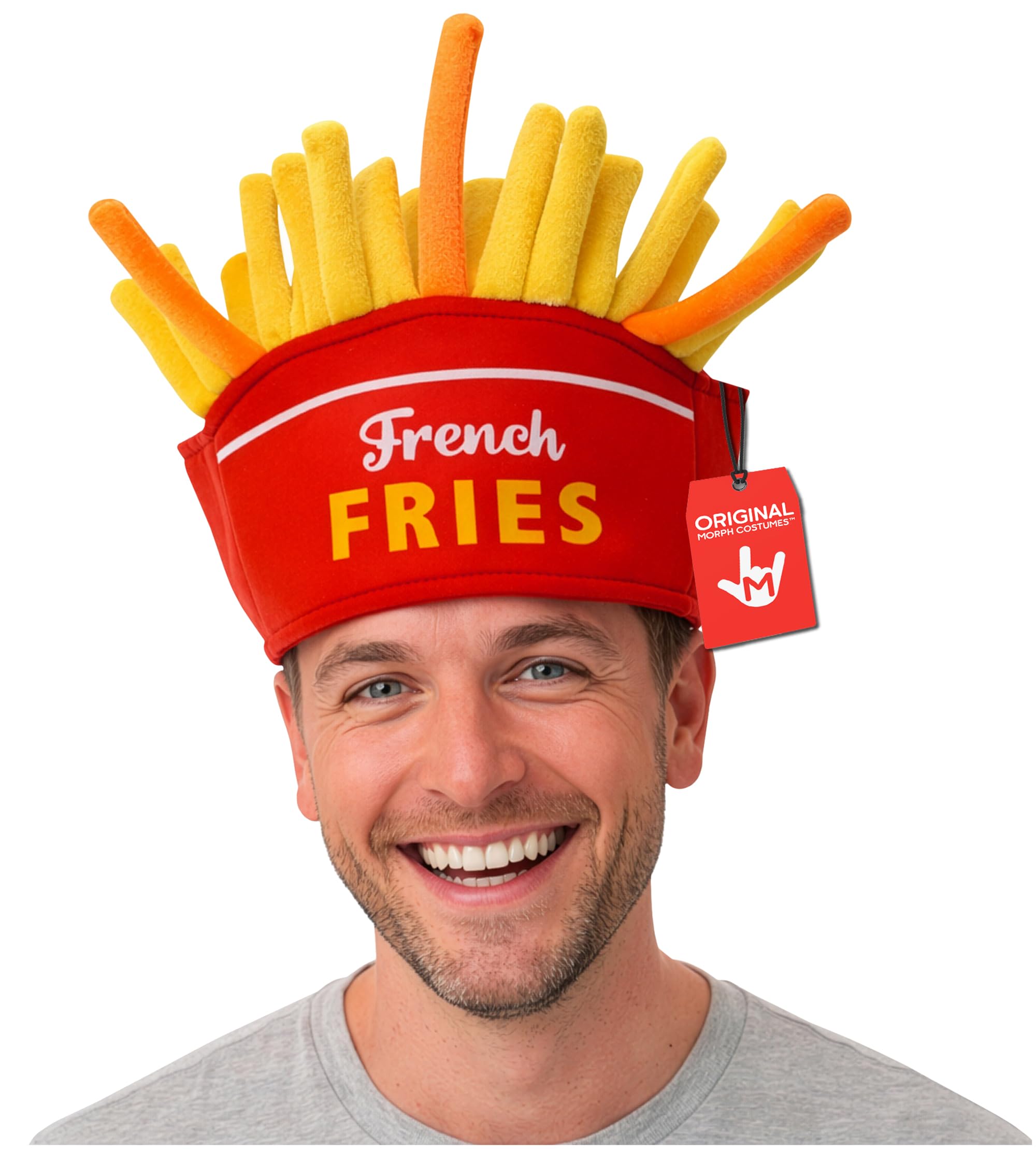 Nicky Bigs Novelties Adult Silly Food Crazy Funny Hats Festival Vendor Foods Theme Party Costume Accessory, Multi-colored, One Size