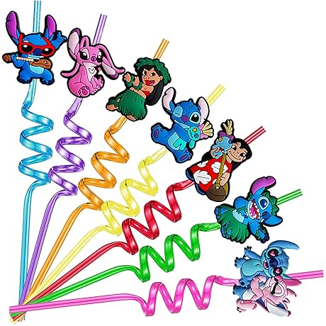 21 Pcs Stitch Party Cups for Cartoon-Themed Birthdays