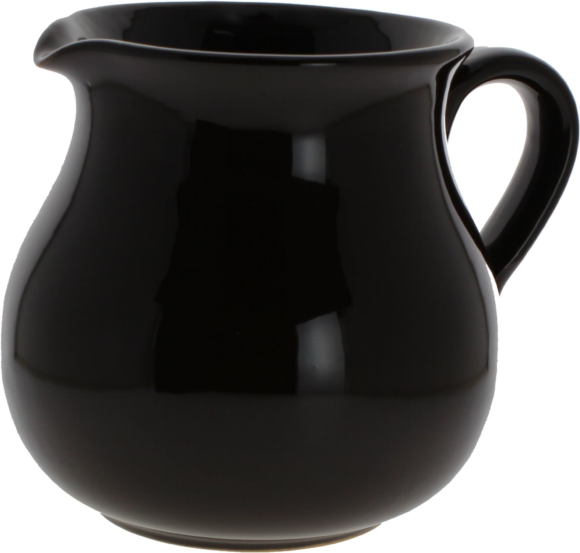 Coli Bakeware Italian Ceramic Classic Pitcher Jug, 1.75-Quart, Brown