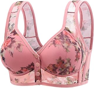 Cache pezon,Ensemble sous vetement femme cierre avant cache decollete femme back élégant brassiere sans armature Impreso Brassiere coton escote en v profundo ropa interior regalo mamá
