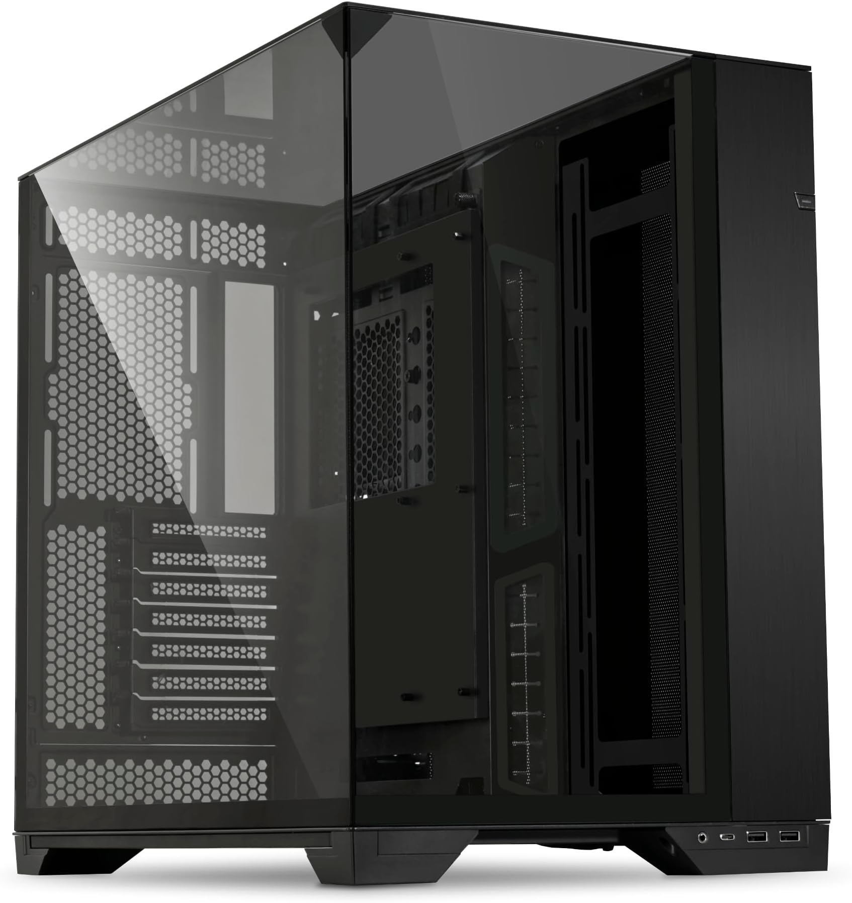O11 Vision Black Aluminum/Steel/Tempered Glass ATX Mid Tower Computer Case Black - O11VX.US