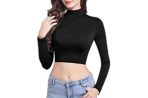 Cropped Black Turtleneck - A Masterpiece of Wardrobe Versatility