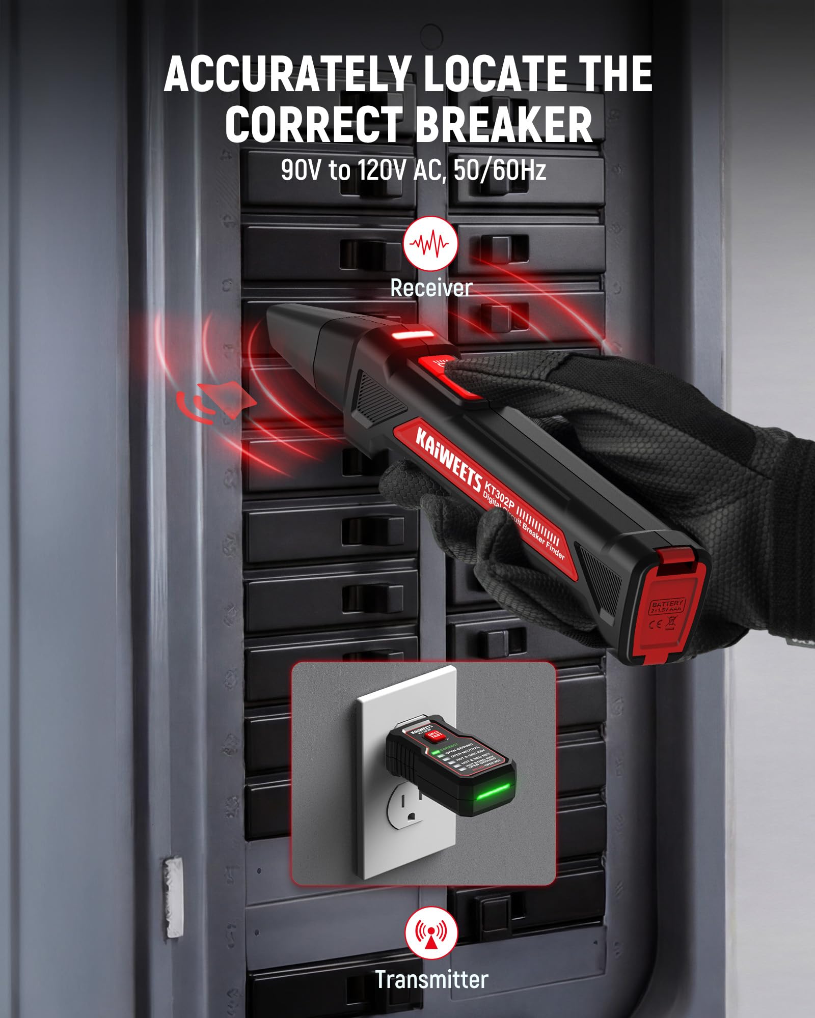 Circuit Breaker Finder Kit - Voltage Tester -4