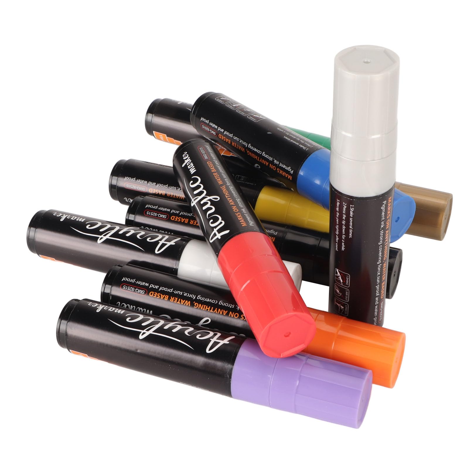 Plumones Acrilicos Herramientas De Dibujo Bolígrafos 10 Colores