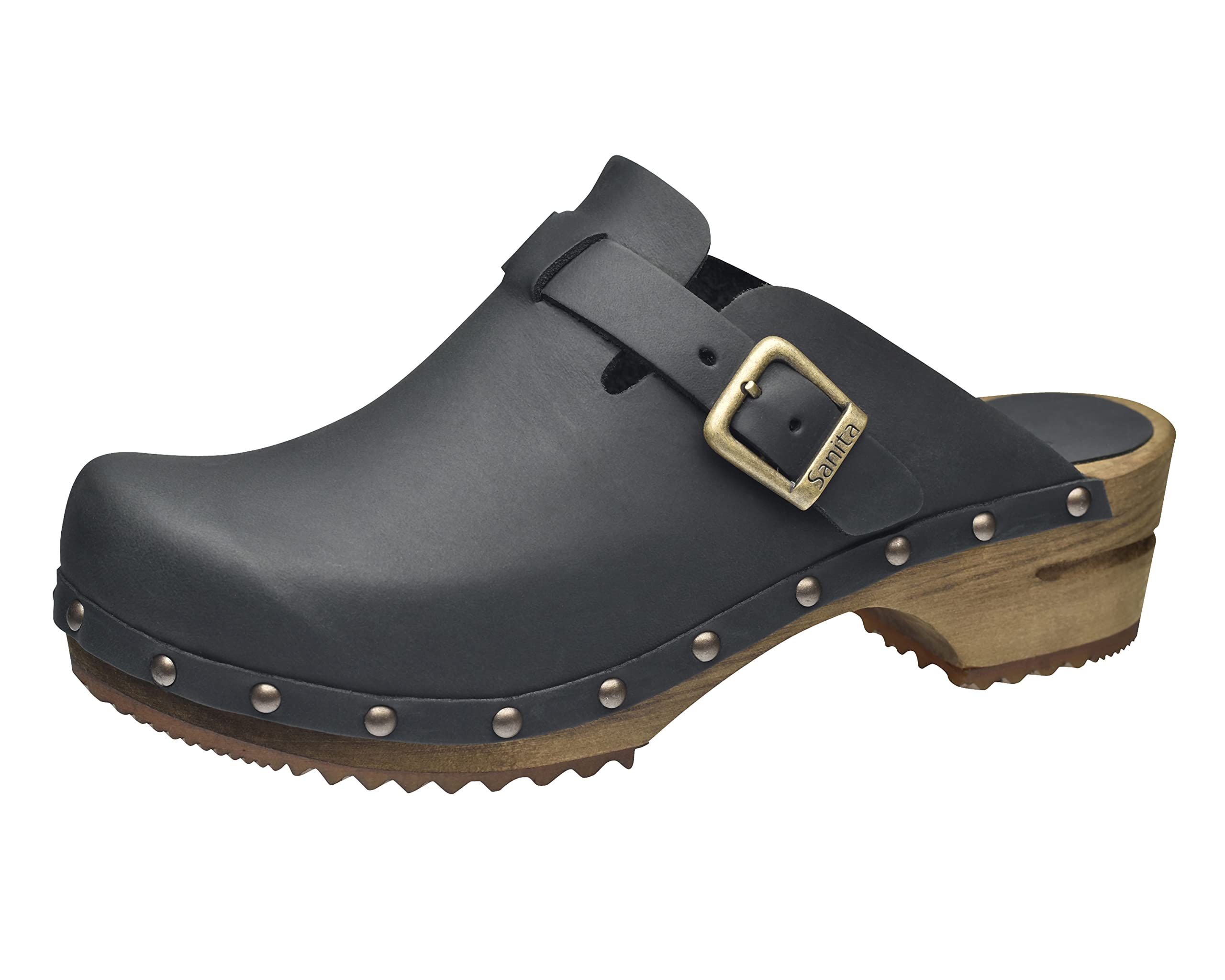 Sanita Hartwig Open 458215, Clogs, Schwarz (Black 2), 46 EU