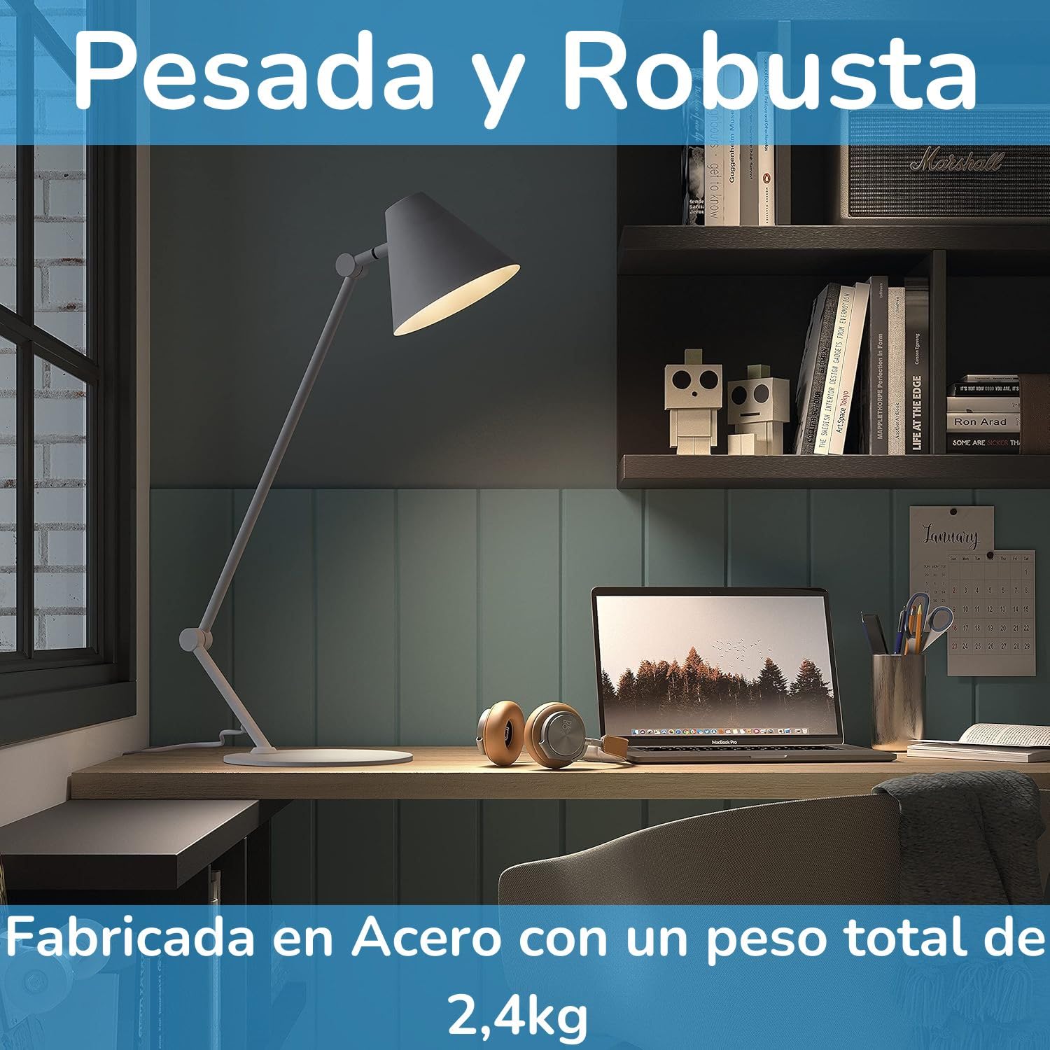 Lámpara de escritorio MANTIS - lampara arquitecto - flexo e27 - flexo led escritorio - desk lamp - flexo escritorio para estudiar - lampara escritorio - lampara estudio