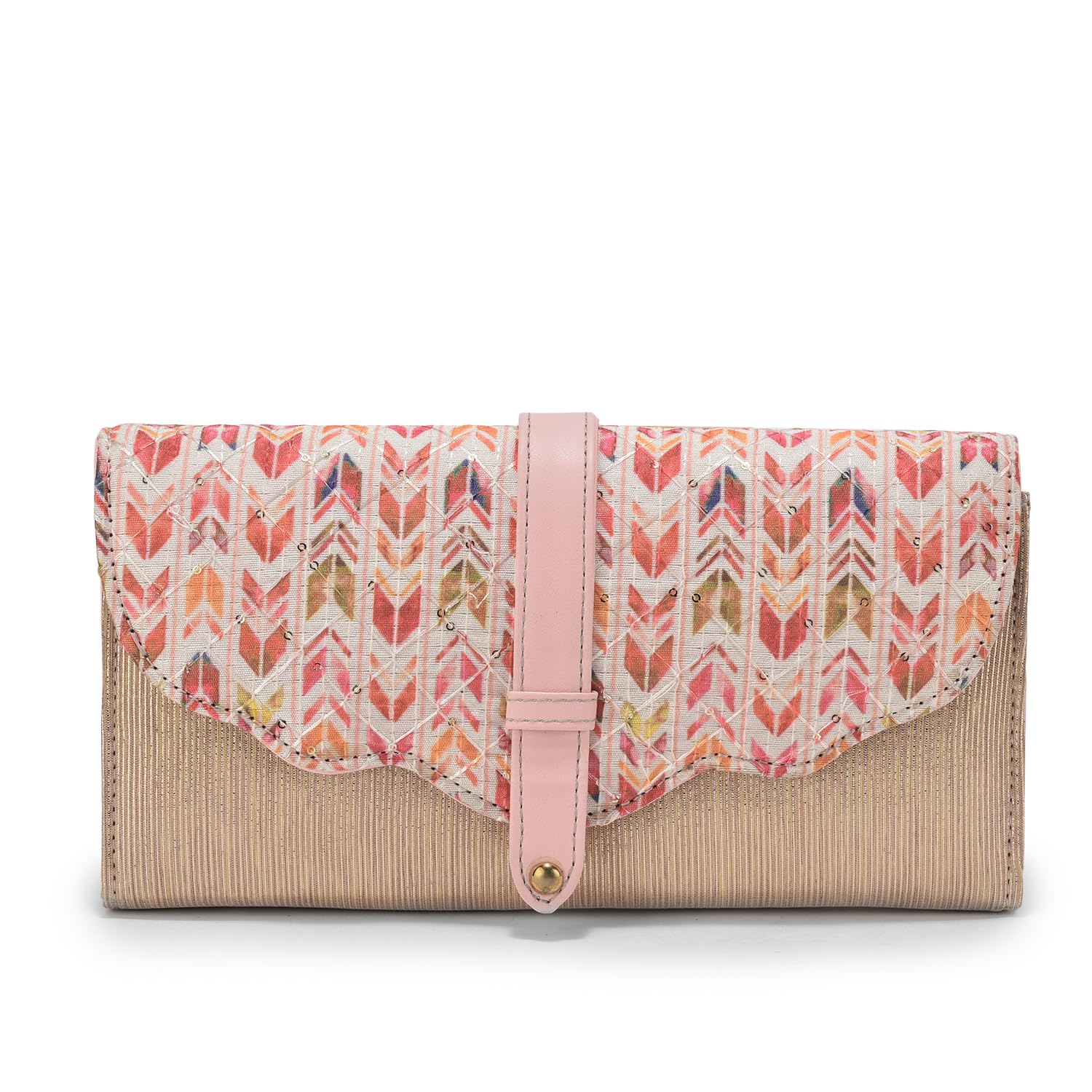 Jazma life Womens Clutch Simar-Evening party Weding Clutch Bag-gold Multicolor (B0CL9MQNFH) Amazon Price History, Amazon Price Tracker