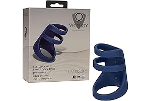 CalExotics Viceroy Rechargeable Triple Cock Cage
