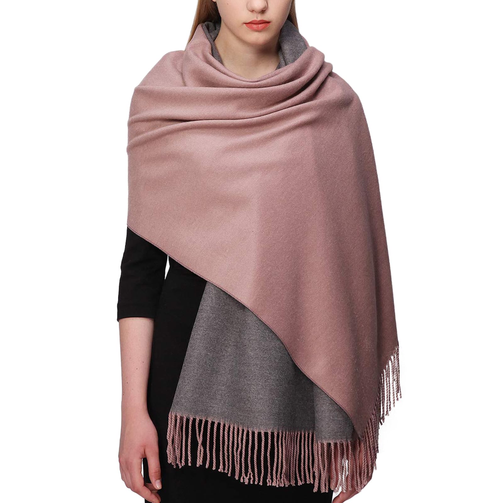 RIIQIICHY Sciarpa Regalo Donna Invernale Pashmina Scialle Caldo Sciarpone Inverno Stola Elegante