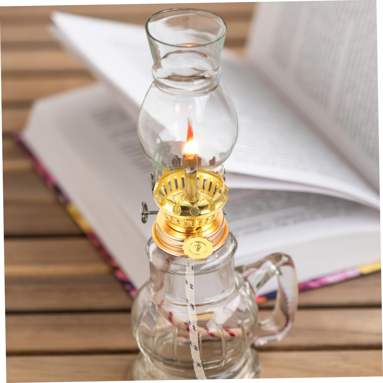 Amazon.com: Garneck 1 Set Mini Oil Wick for Oil Lamp Kerosene Lamp
