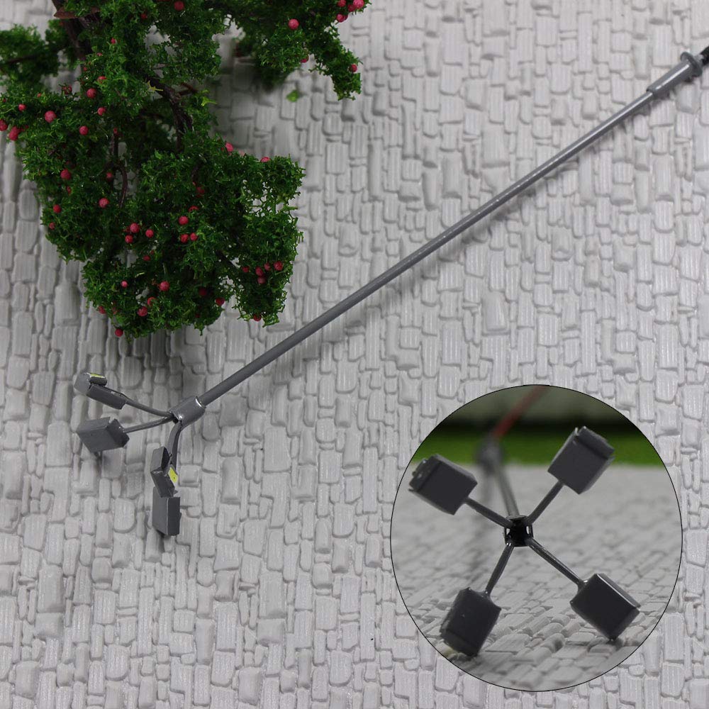 Evemodel 5 PZ. Lampade Stradali da Giardino Lampade 00 / H0 LSL04-5-EU