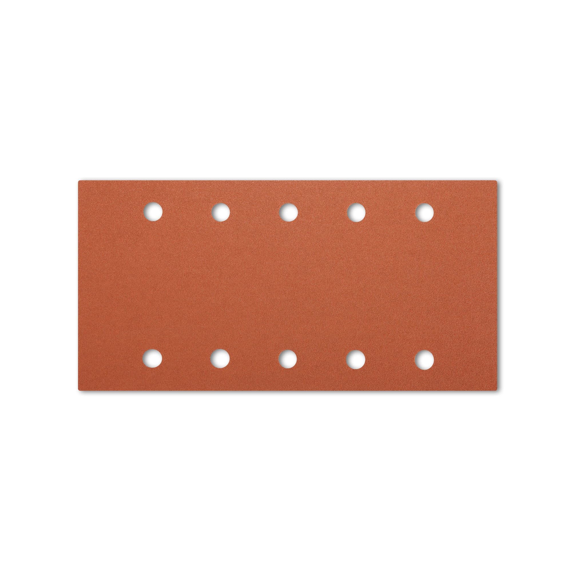 STARCKE 542C7K Schleifstreifen/Schleifpapier | 115x228 mm | 10 Loch | 50 Stück | Korn/Körnung: 80