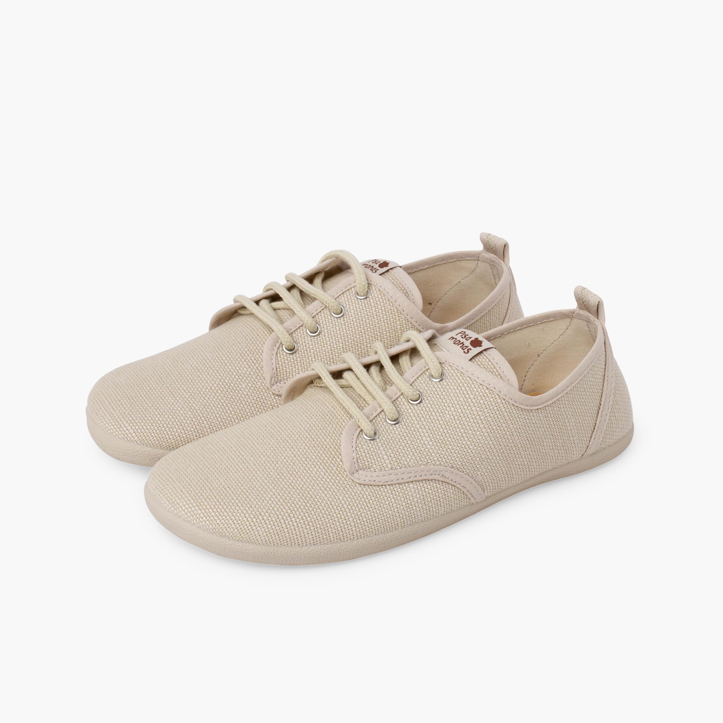 Pisamonas Blucher Barefoot Lino Cordones Tallas Altas