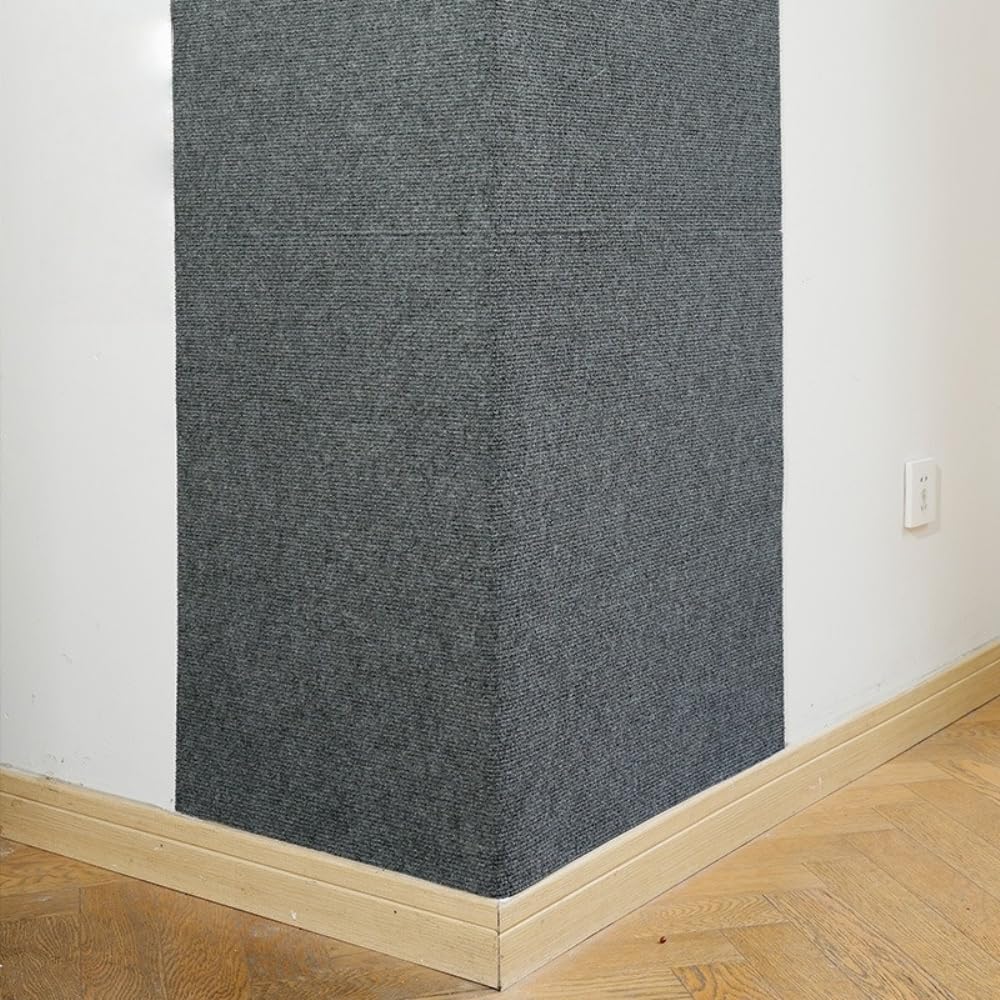 Tapis griffoir pour chat - Autocollant - Pour canapé, griffoir - Pour le bricolage, les arbres, les meubles et la protection du canapé - Kaki - 60 x 300 cm