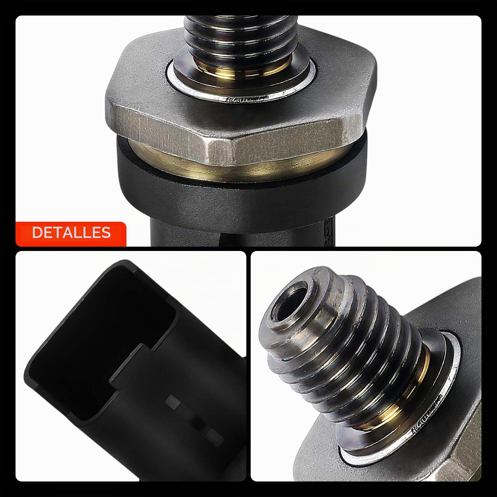 Frankberg Sensor de presión del tubo de aspiración Bomba de combustible Dieselpumpe 3-Polos Compatible con Phedra 179 Berlingo/Berlingo First GFK GJK MF 807 EB Grand Vitara I FT HT Replace# 9633310080
