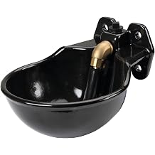 Kerbl 221851 Drinking Bowl G51 Enamelled, with Tube Valve