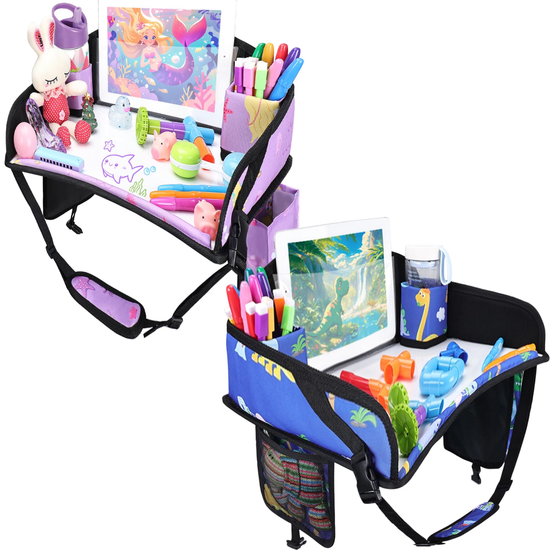 WENRENER 2-Pack Travel Tray
