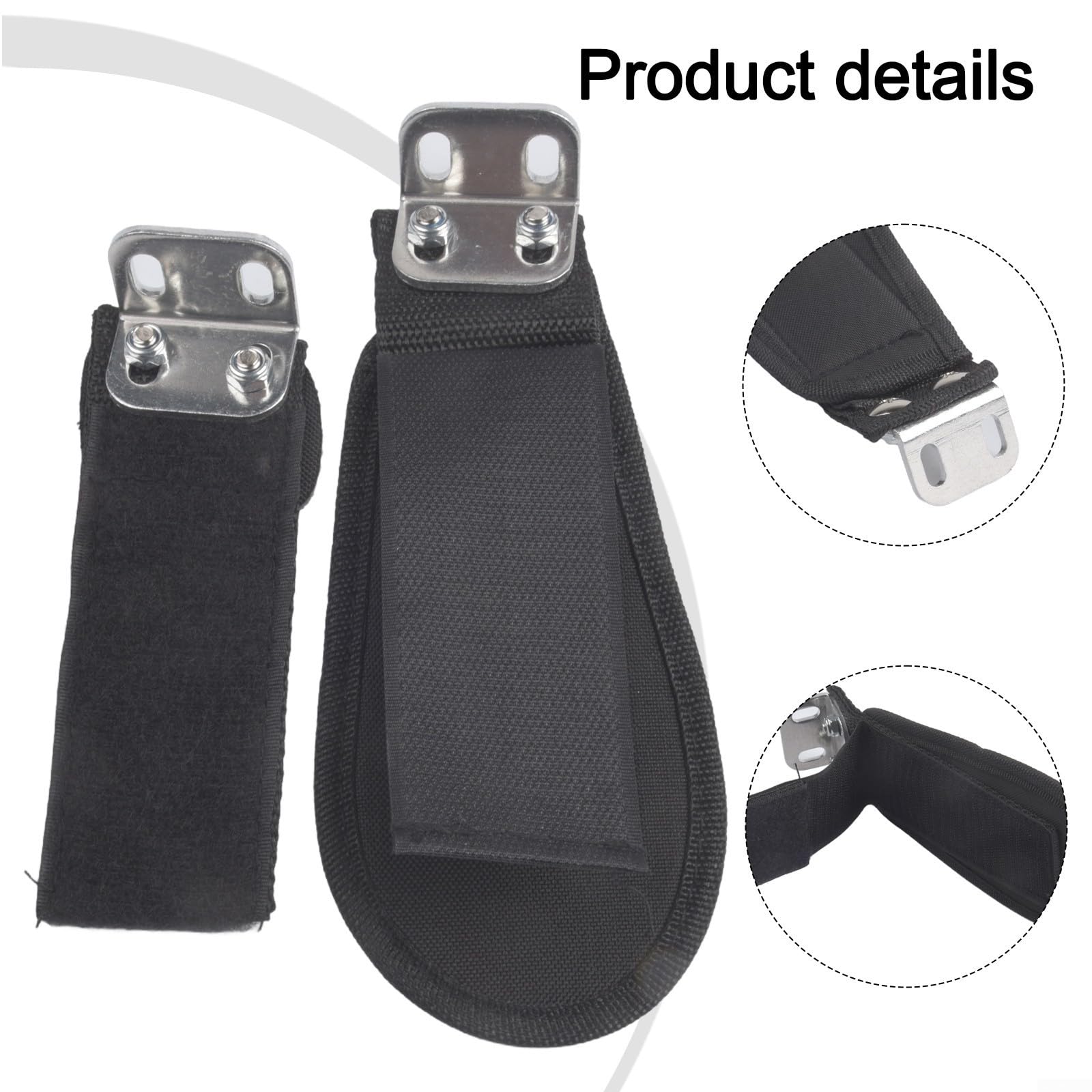 Mountain Skateboard piede supporto longboard fissaggio banda in lega di alluminio stabile fuoristrada equitazione per la maggior parte delle mountain board nero