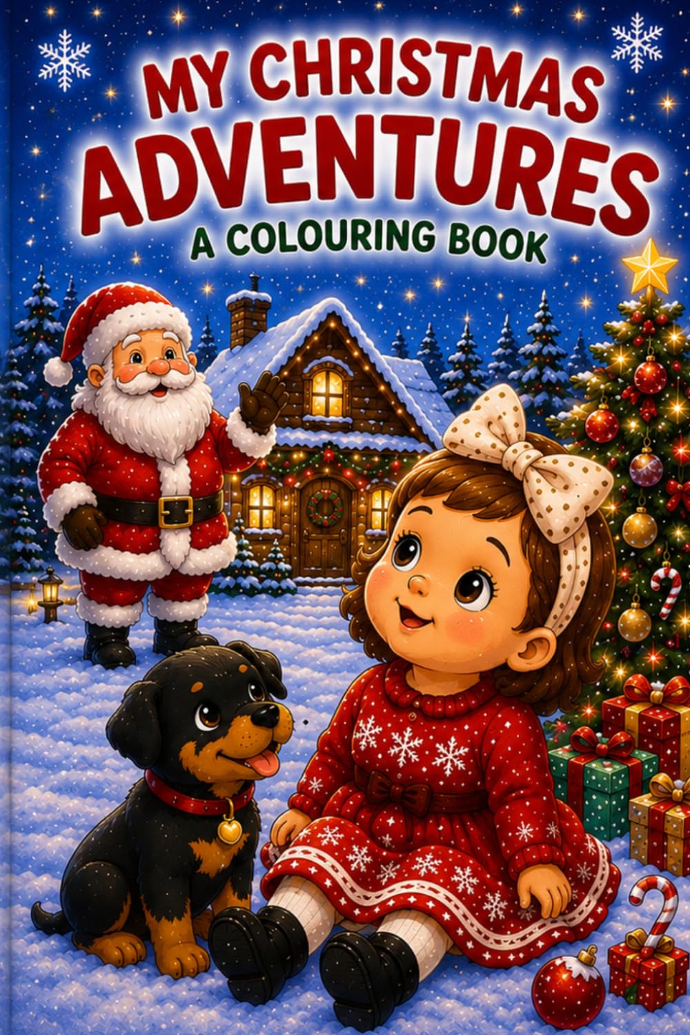My Christmas Adventures: A colouring book