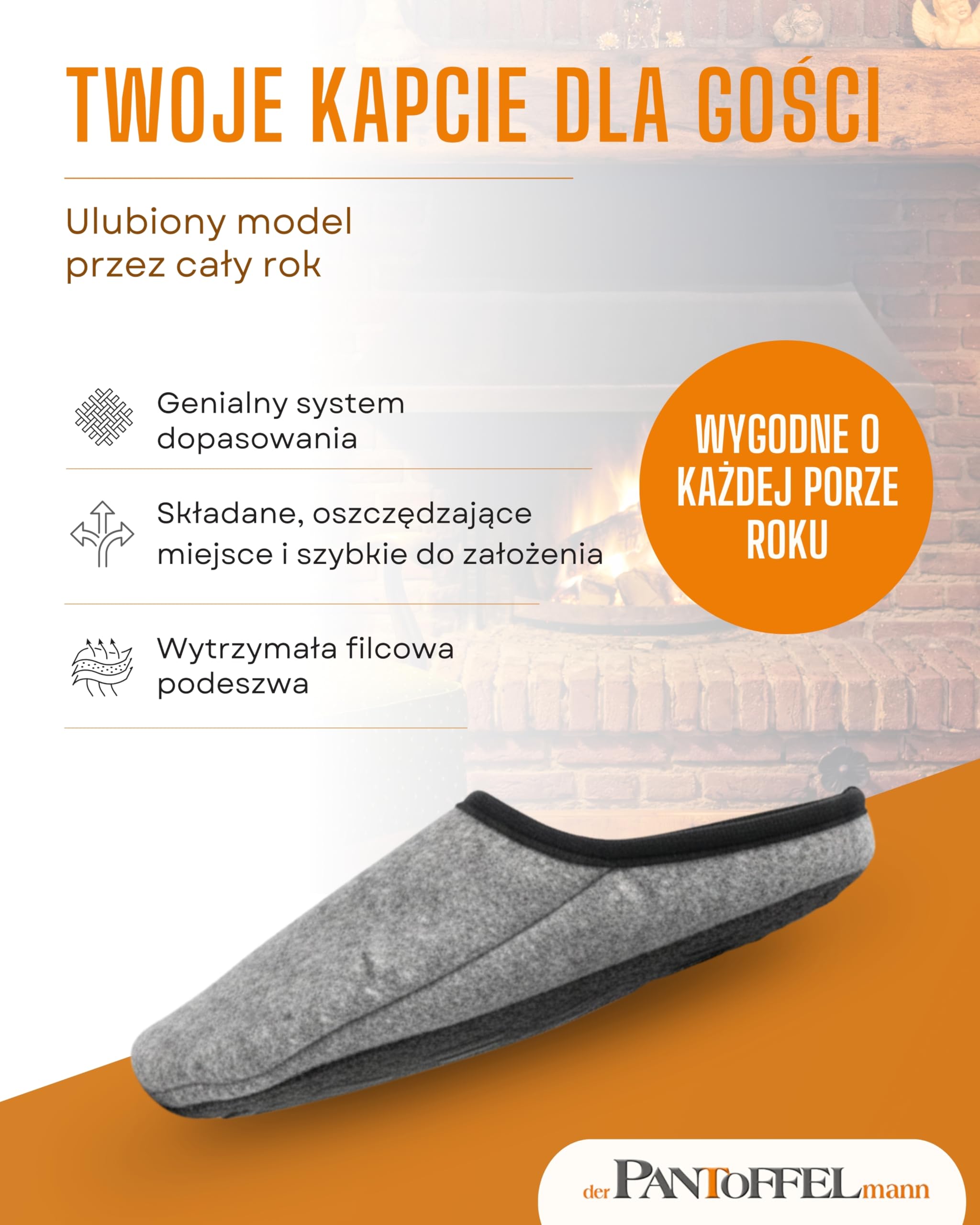 Kapcie do użytku wewnętrznego, muzealne z/pod podeszwą ABS, filcowe kapcie dla rzemieślników, dla odwiedzających chroniące przed brudem i zarysowaniami, prane kapcie dla gości