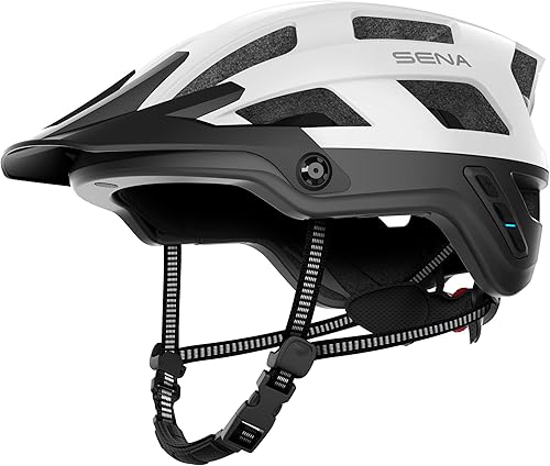 Sena M1 M1 EVO Bluetooth y malla intercomunicación inteligente Cascos de bicicleta de montaña