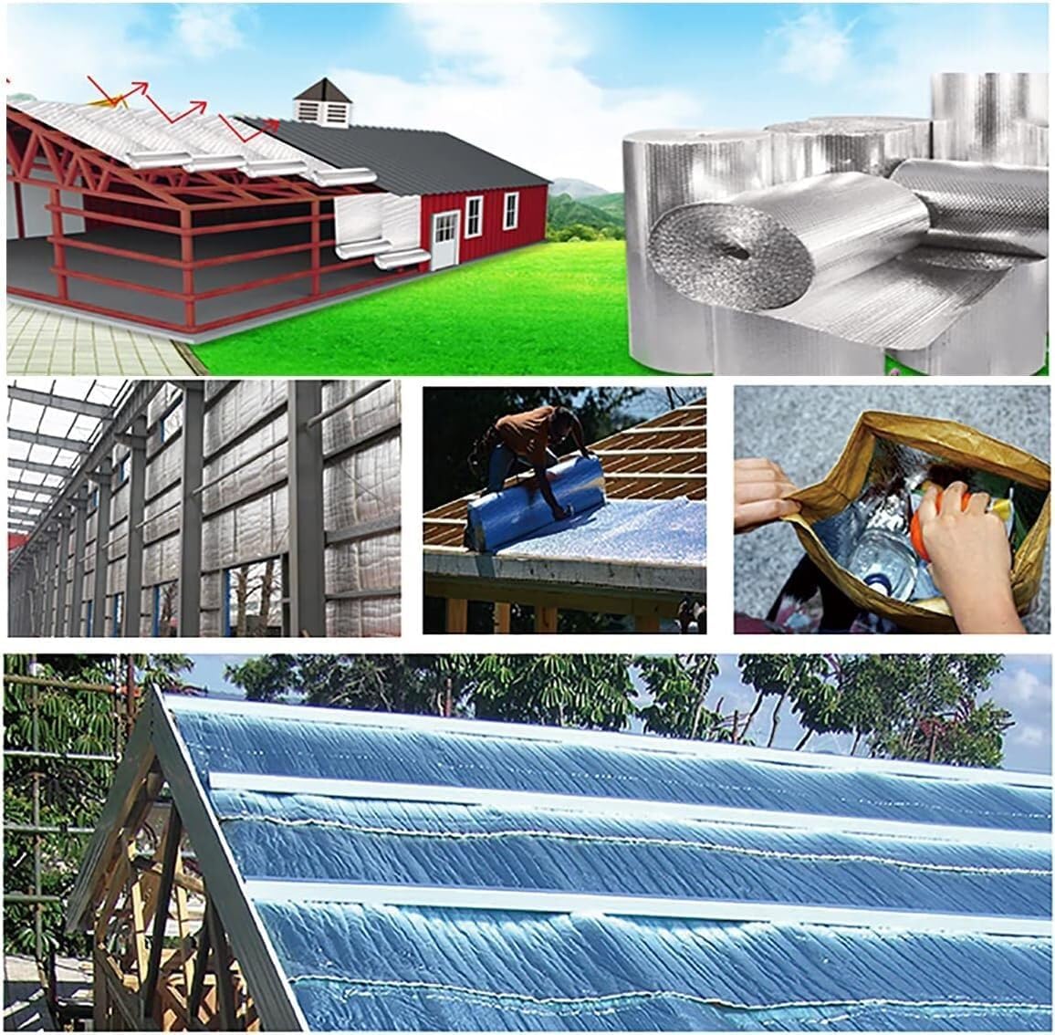 Insulation Films Foam Insulation Films Insulation Films for Walls, Floors and Roofs(15m)