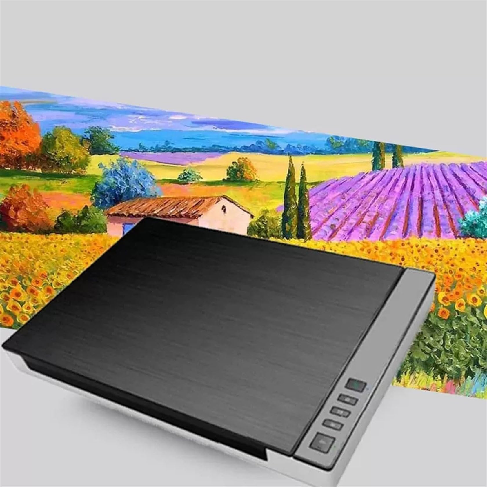Escáner plano de alta velocidad, resolución óptica de 1200 dpi, escaneo automático de documentos, fotos, libros, pasaportes, tarjetas, escaneo rápido de 8 segundos, para el hogar y la oficina