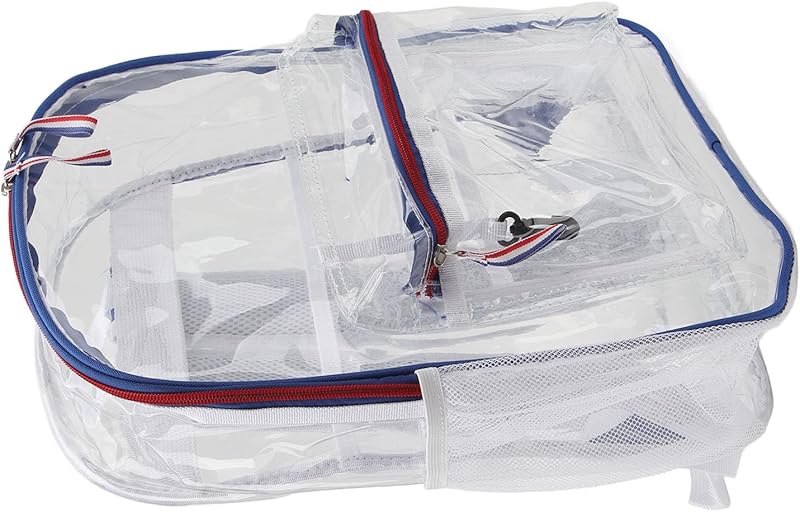Mochila Transparente, Mochilas Resistentes Transparentes Confortáveis à Prova d'água, Alça de Ombro Ajustável para Unissex em oferta na Shopee Mochila Transparente, Mochilas Resistentes Transparentes Confortáveis à Prova d'água, Alça de Ombro Ajustável para Unissex em oferta na Shopee