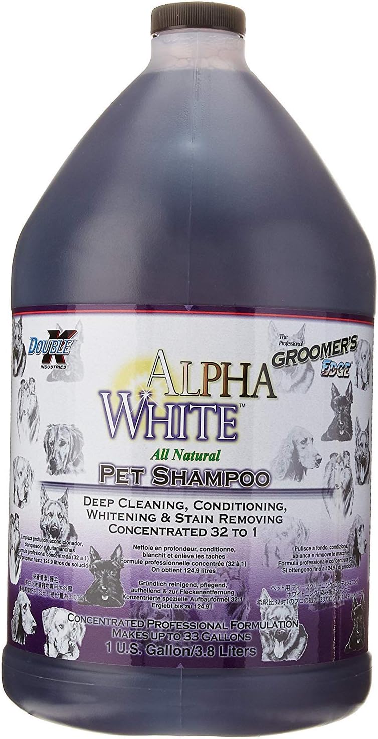 Double K Alpha White Shampoo, 3.8 Liter