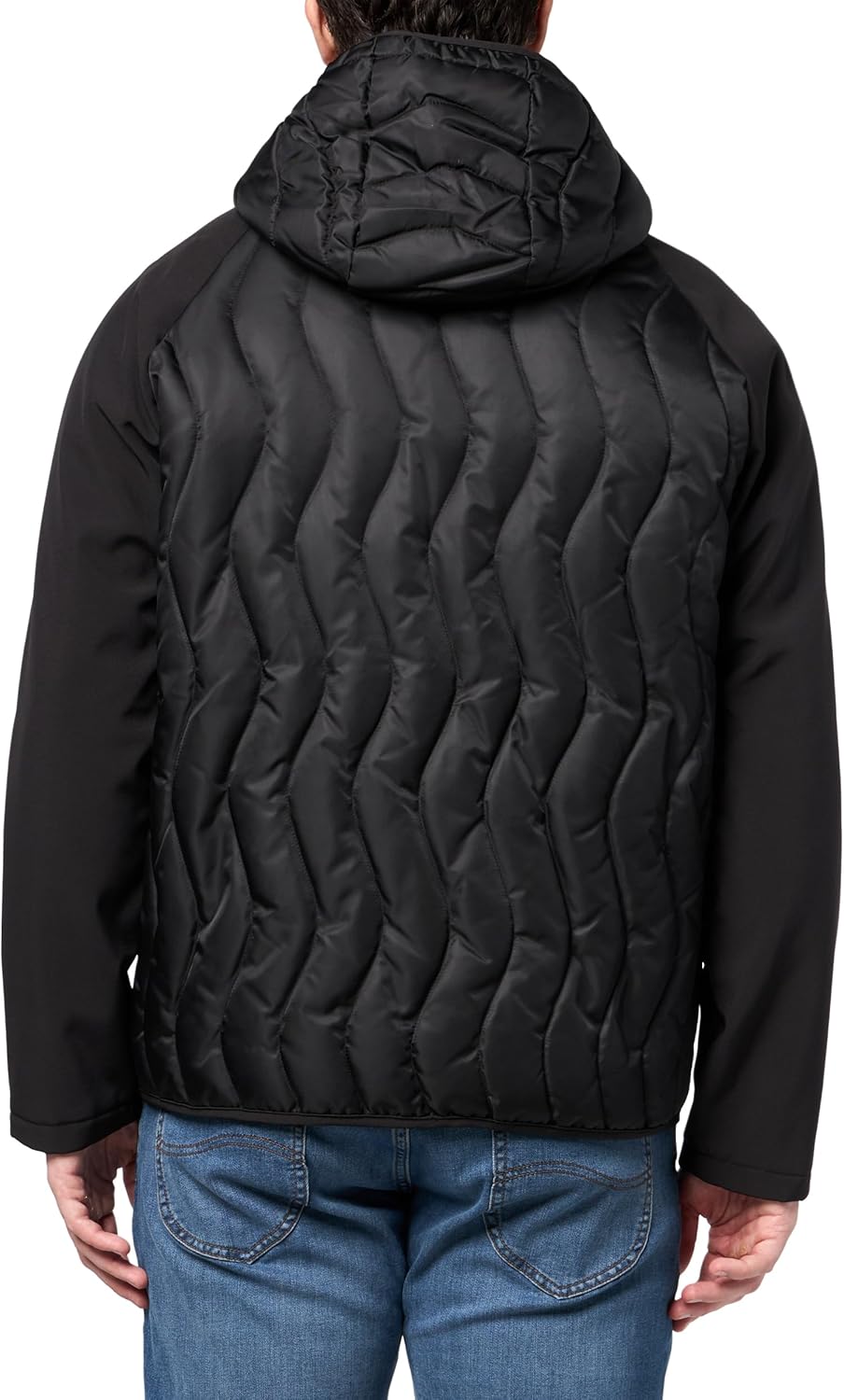 KARL LAGERFELD Men's Outerwear Quilted Hooded Jacket - Image 2