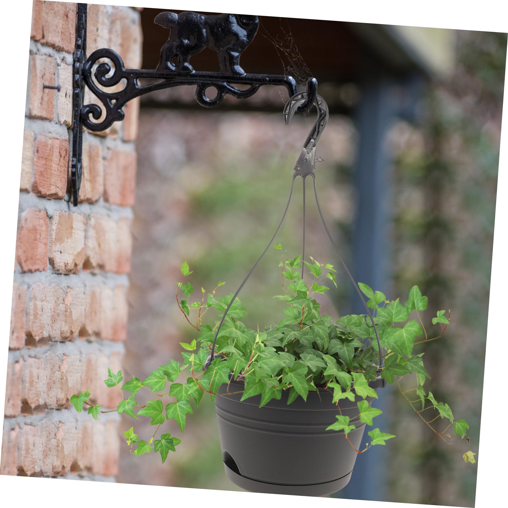 Vasi Da Parete Per Interni 3 Vaschette Da Appendere Per Piante - Grigie, In Plastica Resistente, Con Fori Di Drenaggio - Ideali Per Fiori Ed Erbe Aromatiche Mobile Giardino