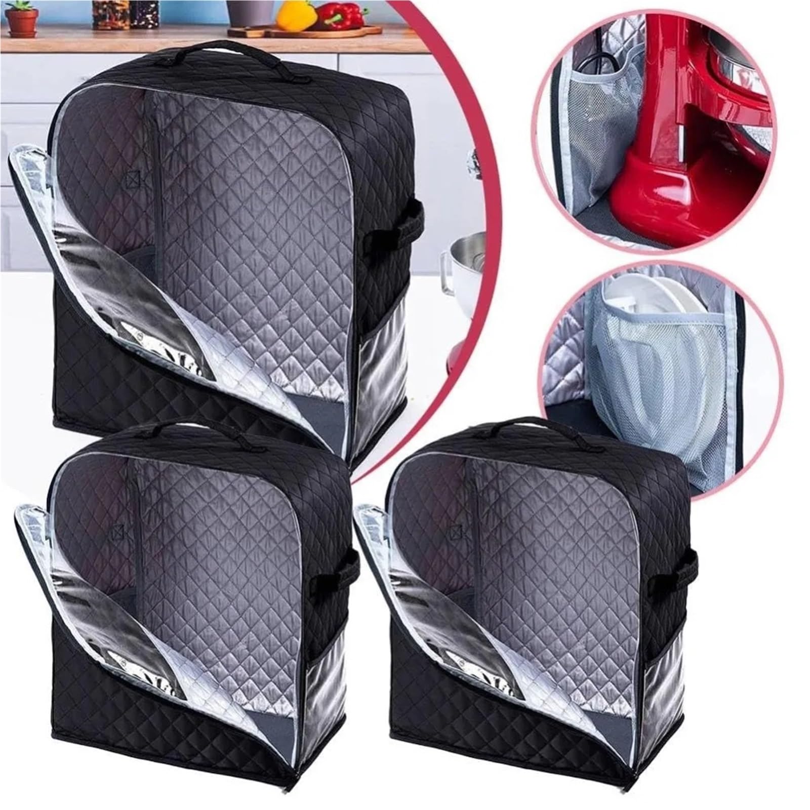 Abdeckung FüR Mixer For Mixer Staub Abdeckung Wasserdicht Staubdicht Abdeckungen Organizer Tasche Langlebig Stand(L)
