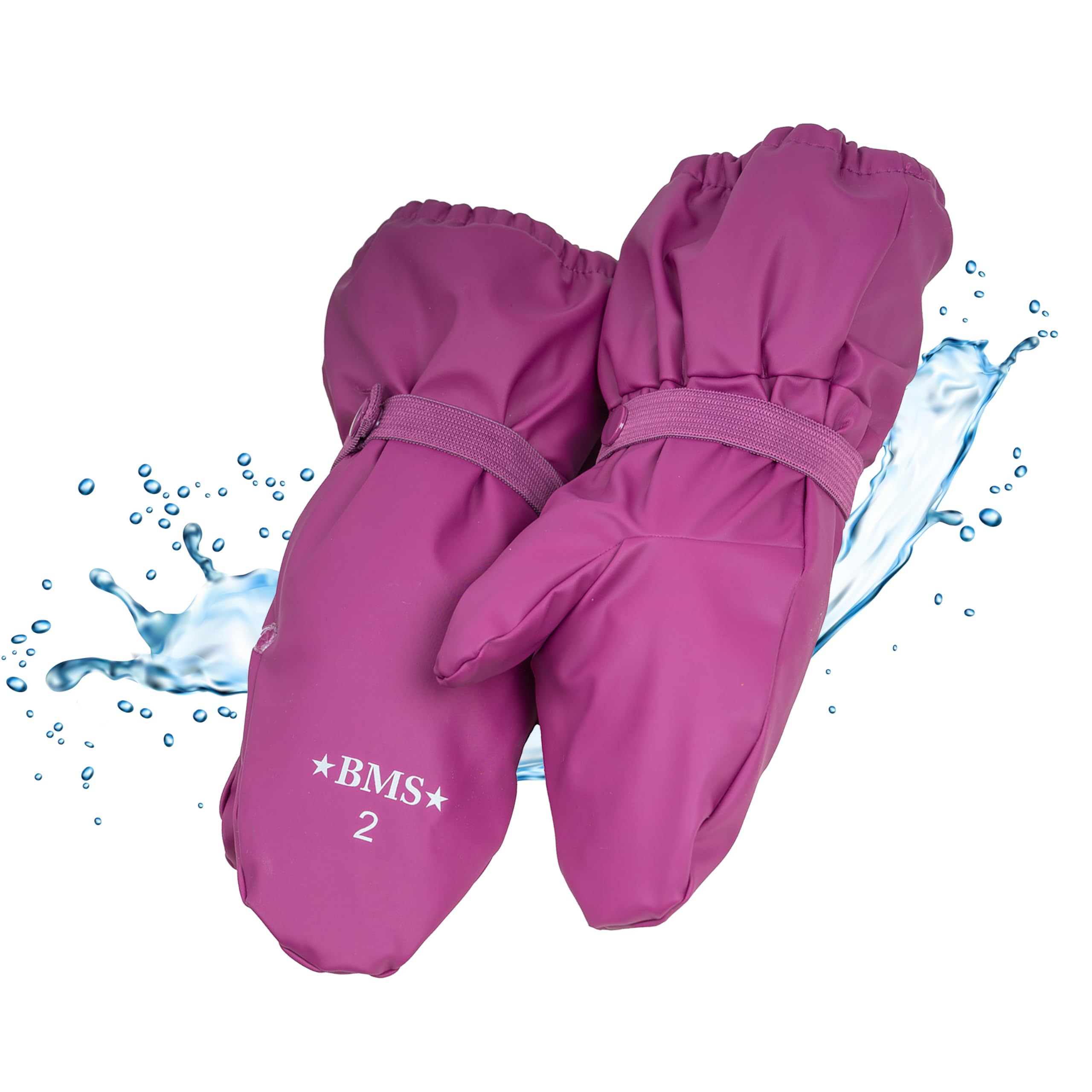 BMS PU de fleexx Buddel Guantes Guantes Antarctic Forro Polar