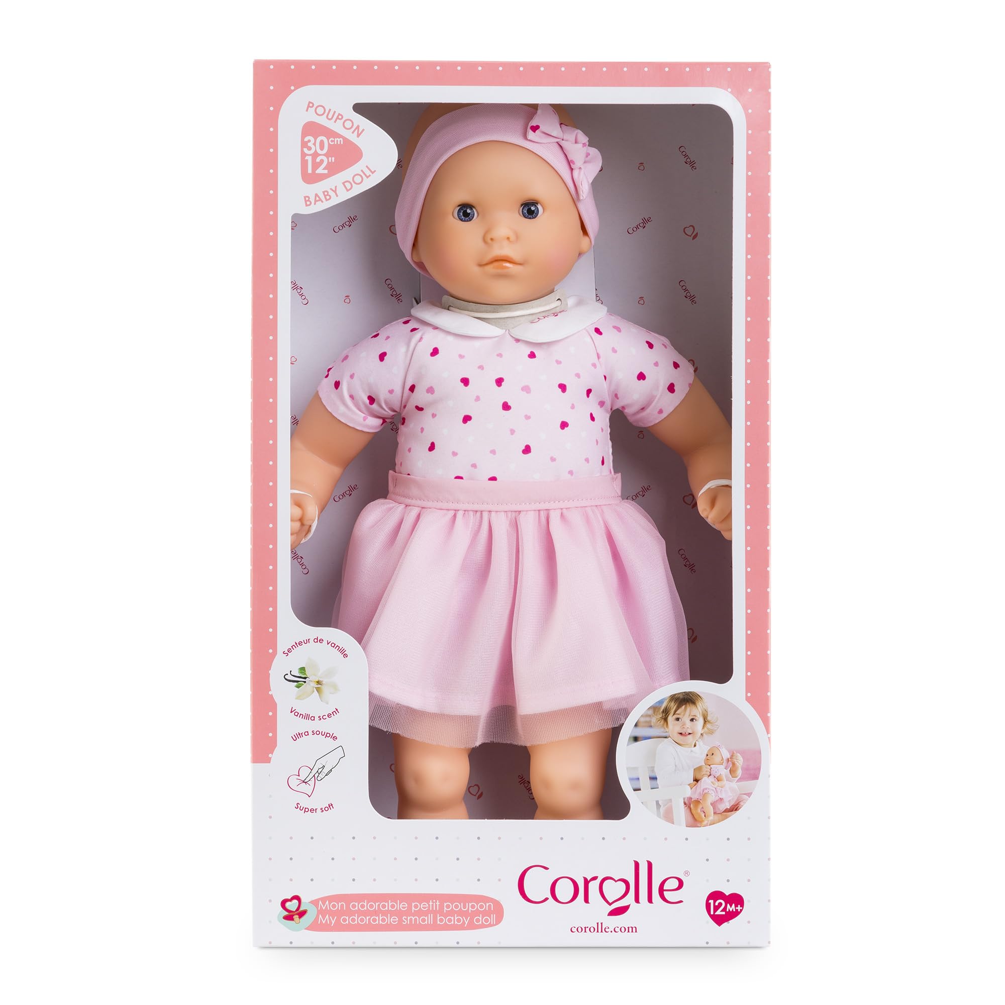 Corolle - My First Poupon, My Adorable Little Poupon, Serca, 30cm, od 12 miesięcy, 9000100810
