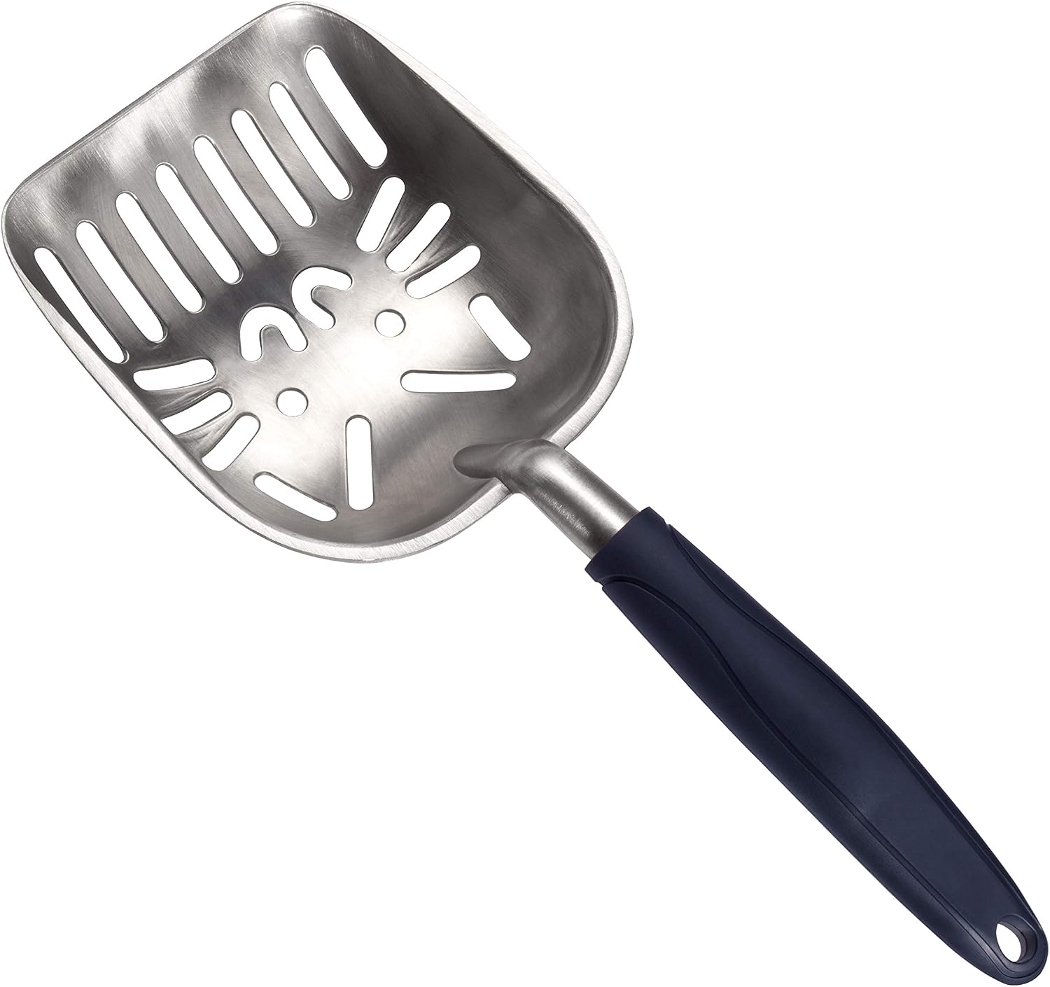 MCOMCE Cat Litter Scoop, Solid Aluminum Alloy Litter Scoop, Litter Scooper with Flexible Long Handle, Cat Litter Scooper with Deep…