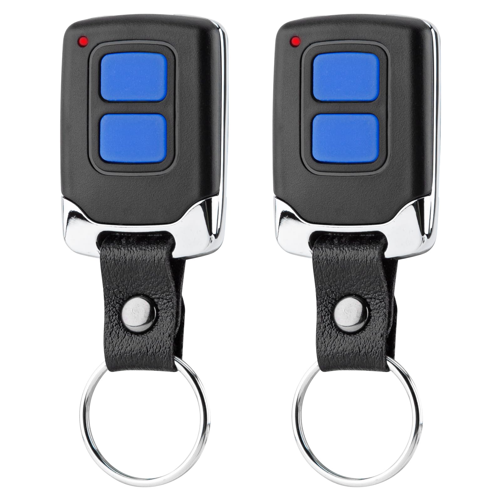DDcafor Confezione da 2 telecomandi per Hörmann HSE2-868 HSM4-868 HS4-868 HS(M) 2/4, ricambio per Hörmann Blue Button 868,3 MHz telecomando, apriporta garage, mini telecomando portatile