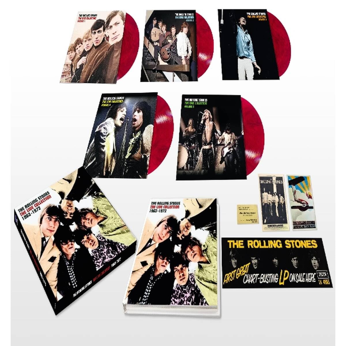 The Rolling Stones - The Live Collection 1963 - 1972 - Limited Box Color Edition