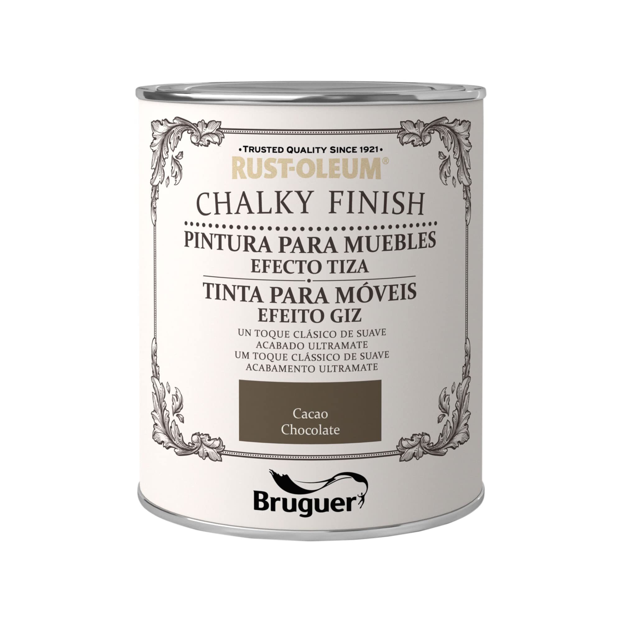 Rust-​Oleum Bruguer Chalky Finish pintura para muebles Cacao 750 ml