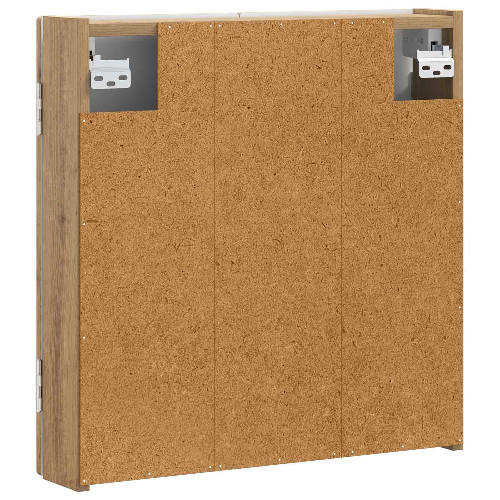 Dartboard Schrank ARNHEM Artisan-Eiche 52,5 x 10,5 x 53,5 cm,Dart-Rückwände,896674