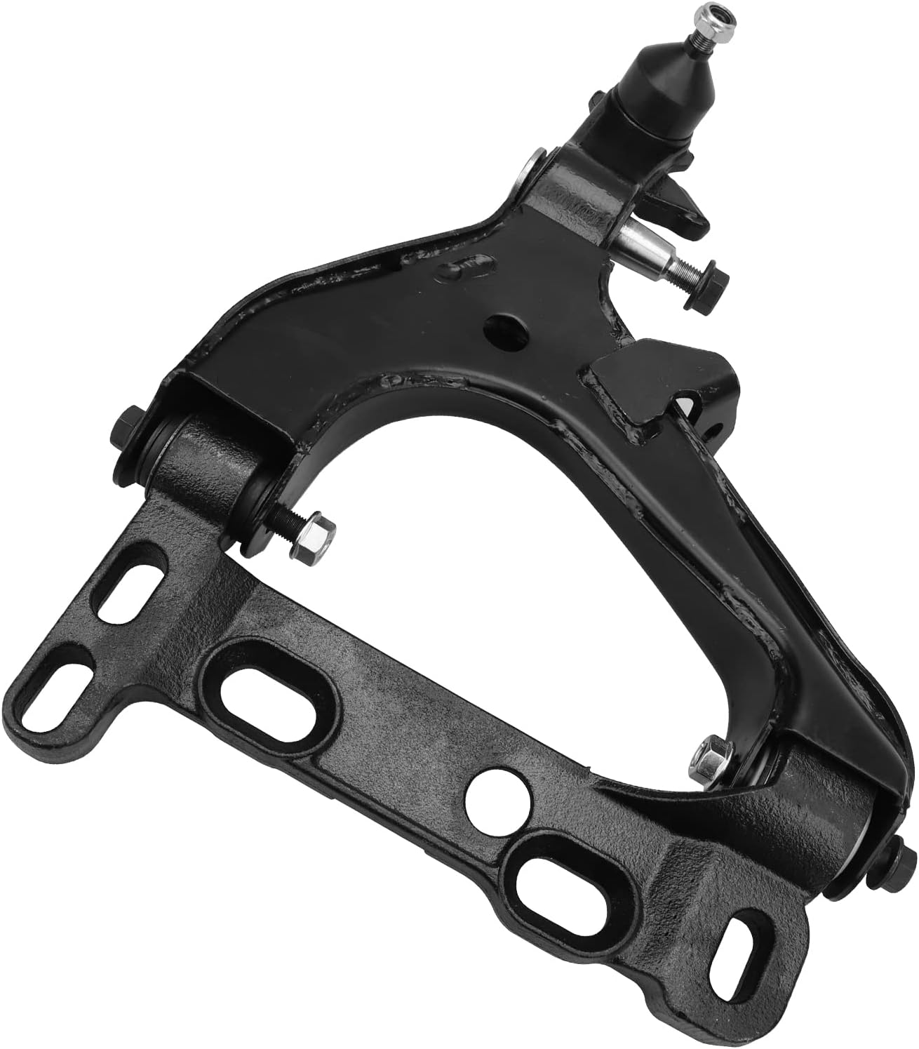 10pc Front Lower & Upper Control Arms Kit Compatible with Chevy Trailblazer EXT, GMC Envoy XL XUV, Buick Ranier Ascender Bravada 2004-2007 Upper Ball Joints Outer Tie Rods Sway Bars