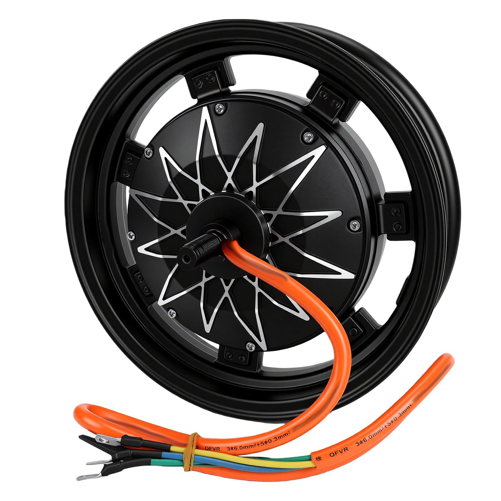 14in 1500W 5000W Moteur de Roue, Sans Balais Sans Engrenage 48V