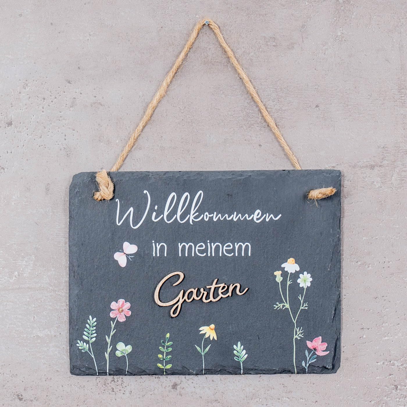 Dekoratives Gartenschild Mit Pfahl – Aluminium, Für Innen & Außen | Verschiedene Größen, Witzige Motive